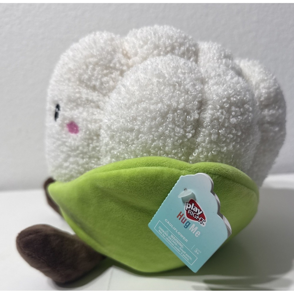 Walgreen's Hug Me Cauliflower 407058 Plush Play Right Food Anamorphic 8" 2025 - Picture 2 of 11